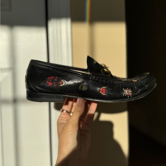 VINTAGE GUCCI INSECT LOAFERS - Picture 9 of 11